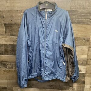 Mens Northface fall/spring jacket Size XL mens Blue Black Full Zip